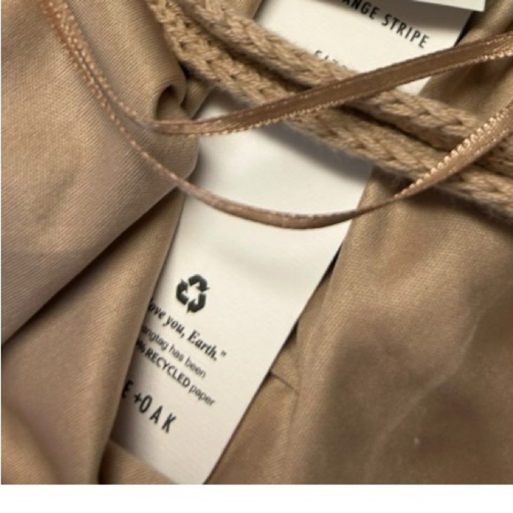 OLIVE + OAK Multicolor pastel Striped Knit spaghetti strap mini dress M - Picture 10 of 10